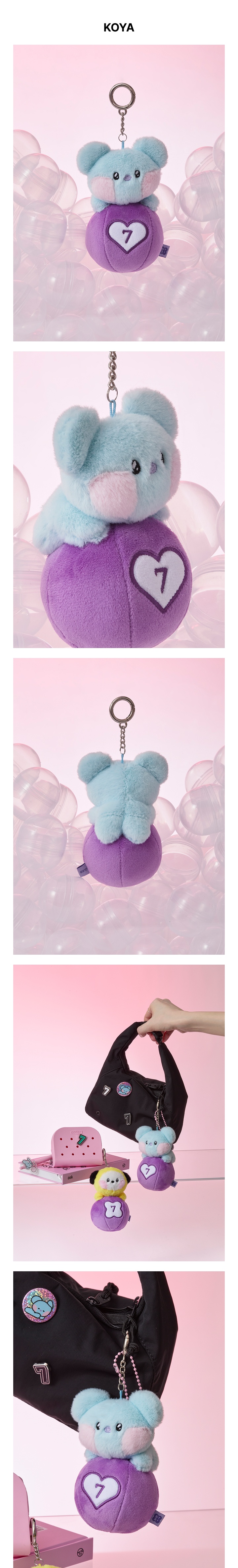 minini PLUSH KEYRING LUCKY GATCHA 5 detail