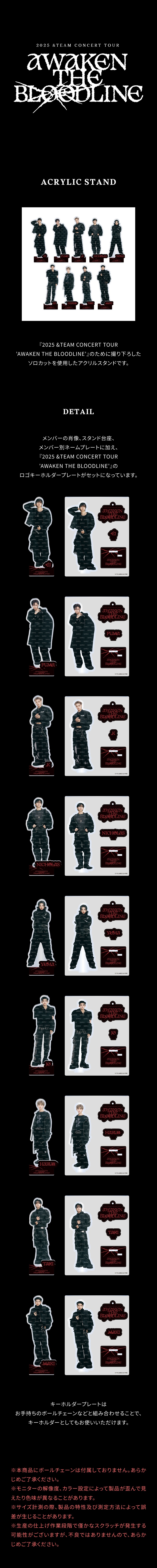 [AWAKEN THE BLOODLINE] ACRYLIC STAND 1 detail