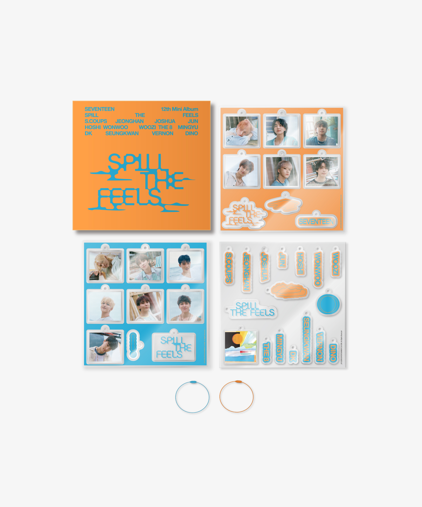 [SPILL THE FEELS] DIY ACRYLIC PHOTO KEYRING SET (FEEL YOU VER.)