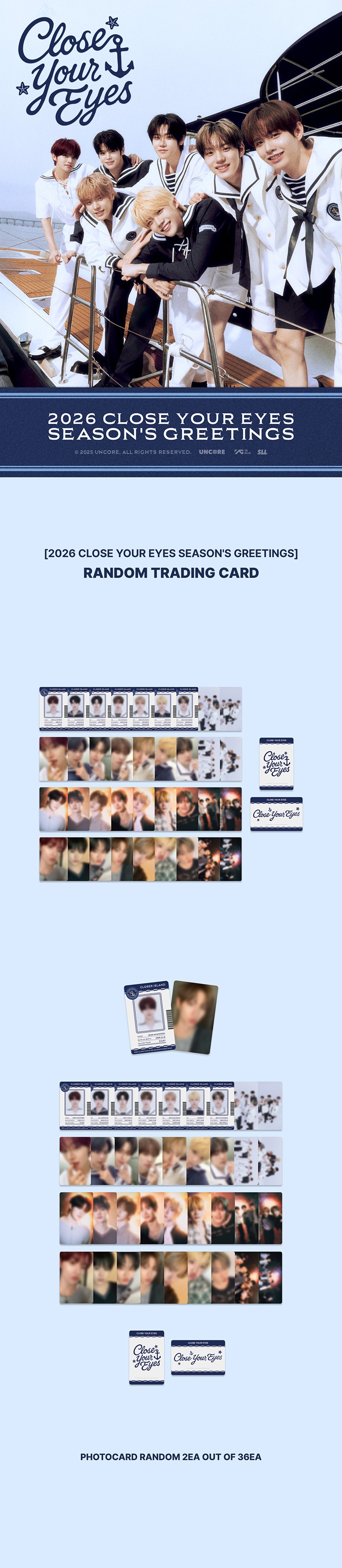 [2026 SEASON'S GREETINGS] RANDOM TRADING CARD 1 detail