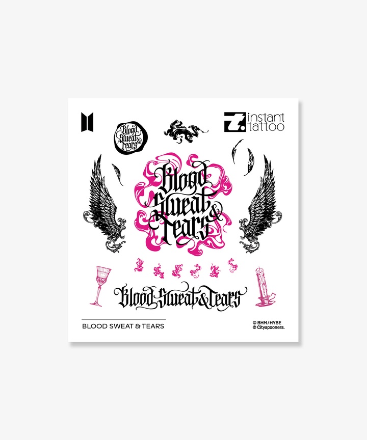 [instant tattoo] Blood Sweat &Tears_0