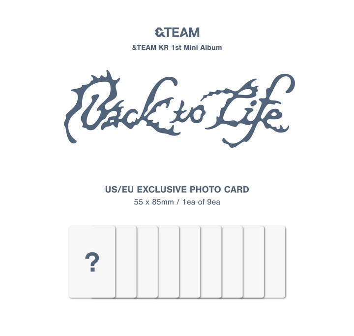 &TEAM KR 1st Mini Album 'Back to Life' (BREATH ver.) 1 detail