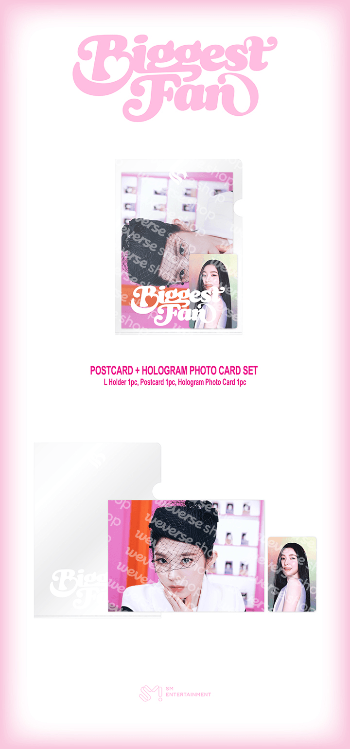 POSTCARD + HOLOGRAM PHOTO CARD SET 0 detail