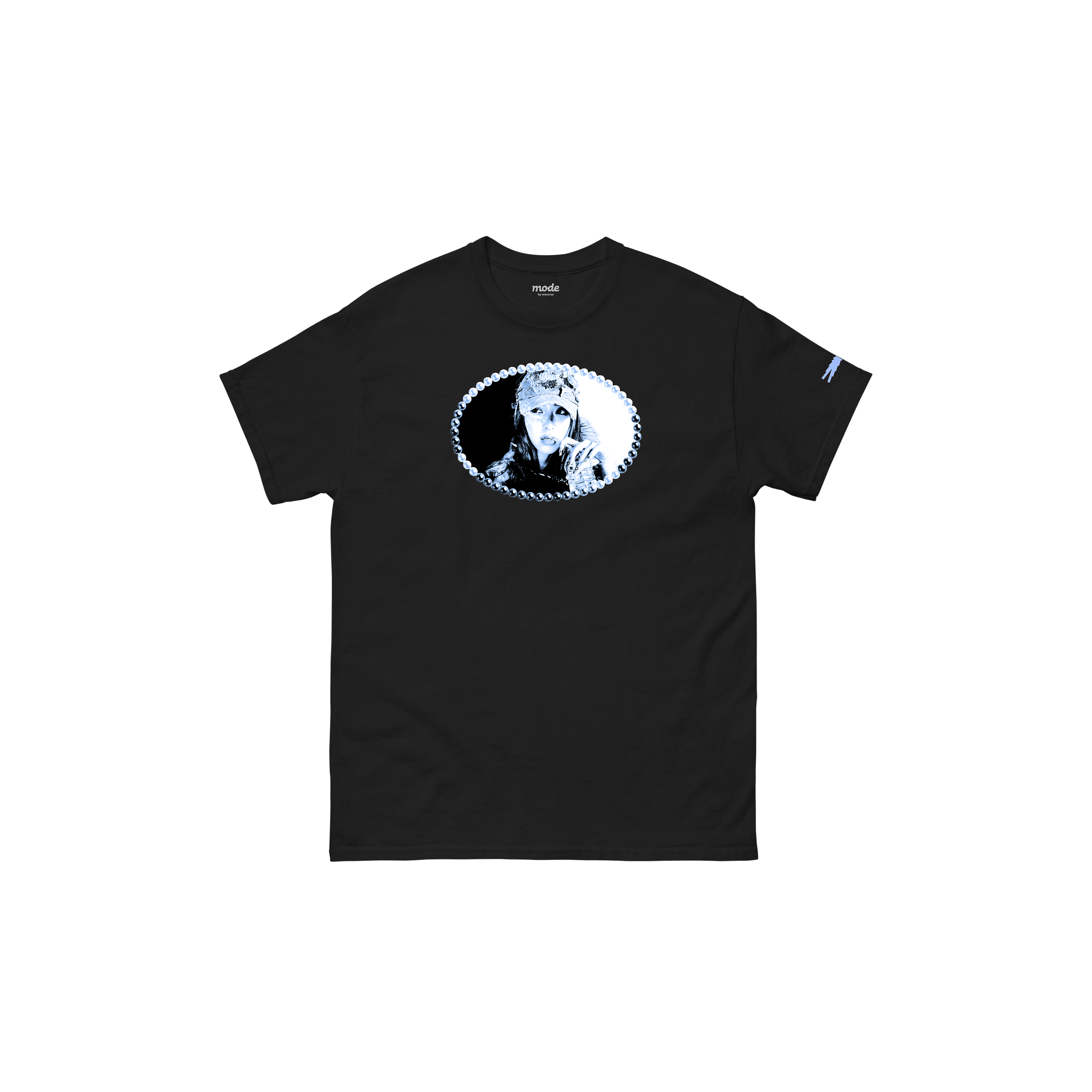LE SSERAFIM | LE SSERAFIM Pearl Portrait S/S Tee [YUNJIN] (Black)