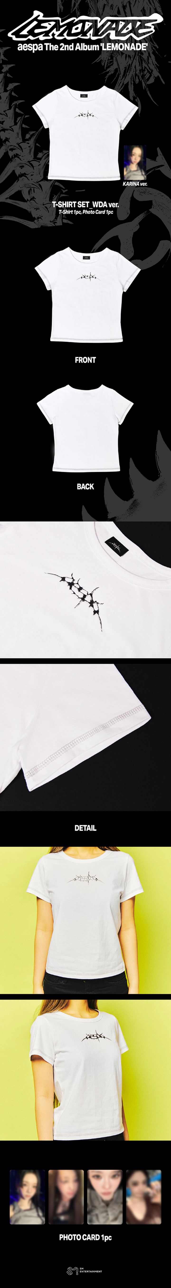 aespa WEEK - MAKE IT LEMONADE T-shirt Set_wda Ver.