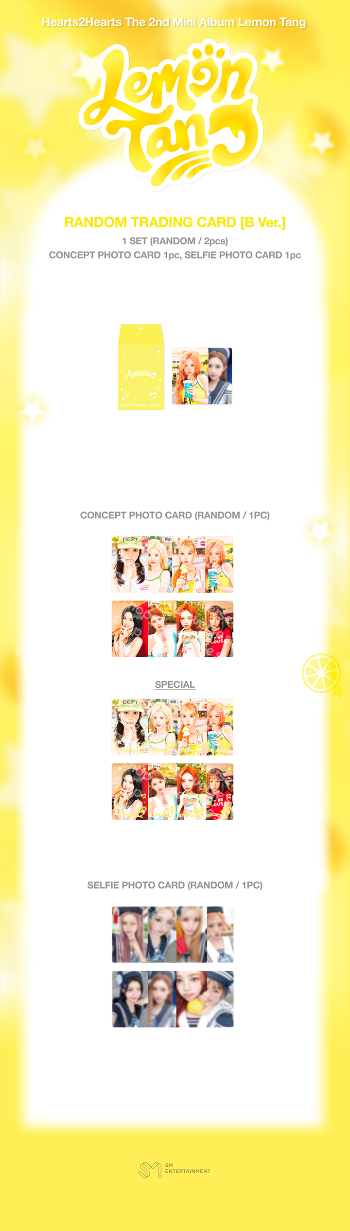 Hearts2Hearts Lemon Tang Random Trading Card [b Ver.]