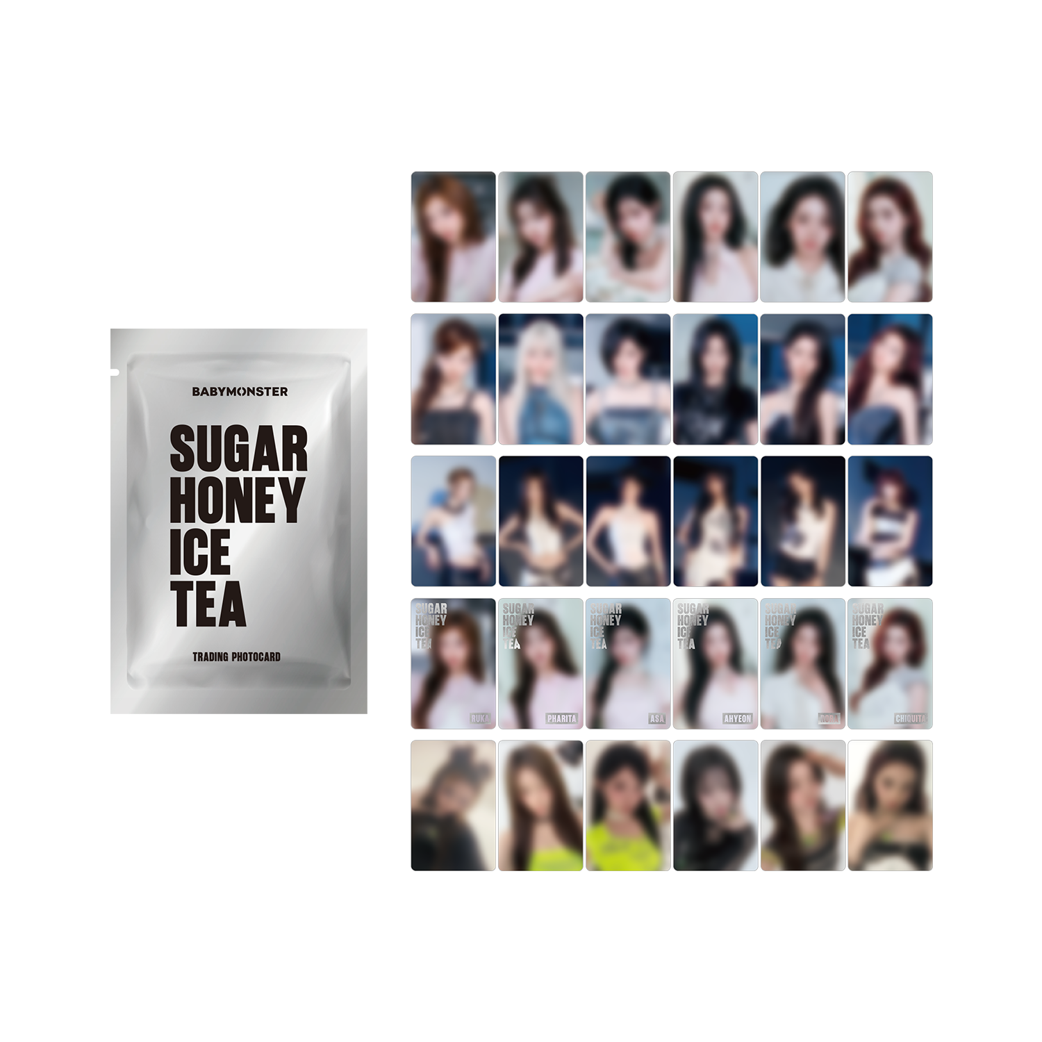 [SUGARHONEY] BABYMONSTER TRADING PHOTOCARD