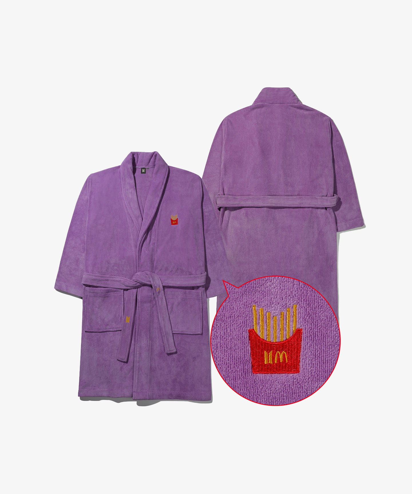 BTS | BTSxMcD] LOGO ROBE (purple)