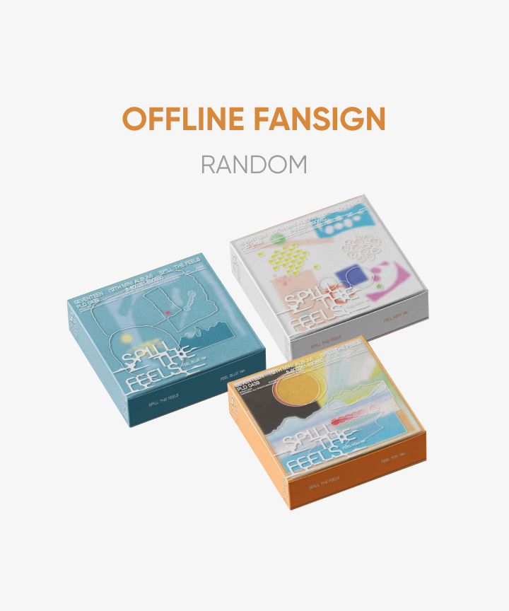 SEVENTEEN | [OFFLINE FANSIGN] 12th Mini Album 'SPILL THE FEELS