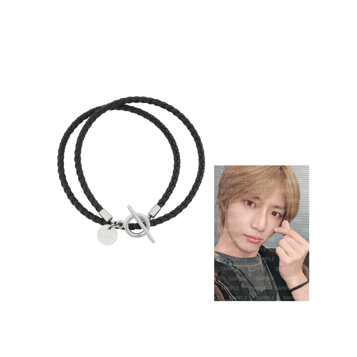 K-POP・アジア BEOMGYU BLACK BRECELET TOMORROW X TOGETHER | [BEOMGYU] BRACELET (black)