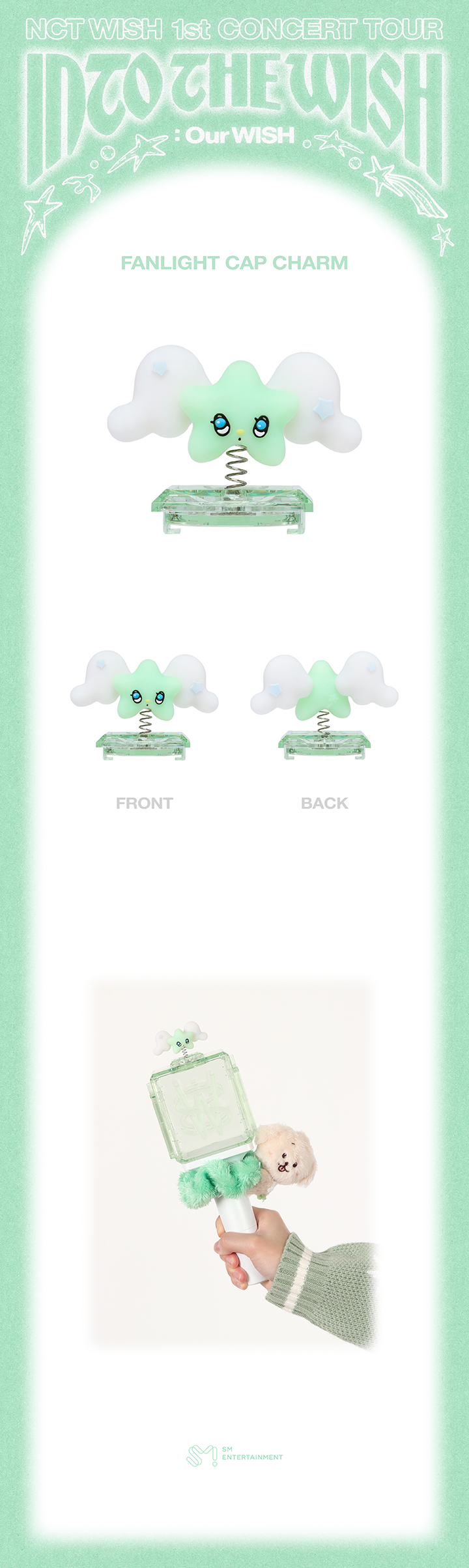 NCT WISH | WICHU FANLIGHT CAP CHARM