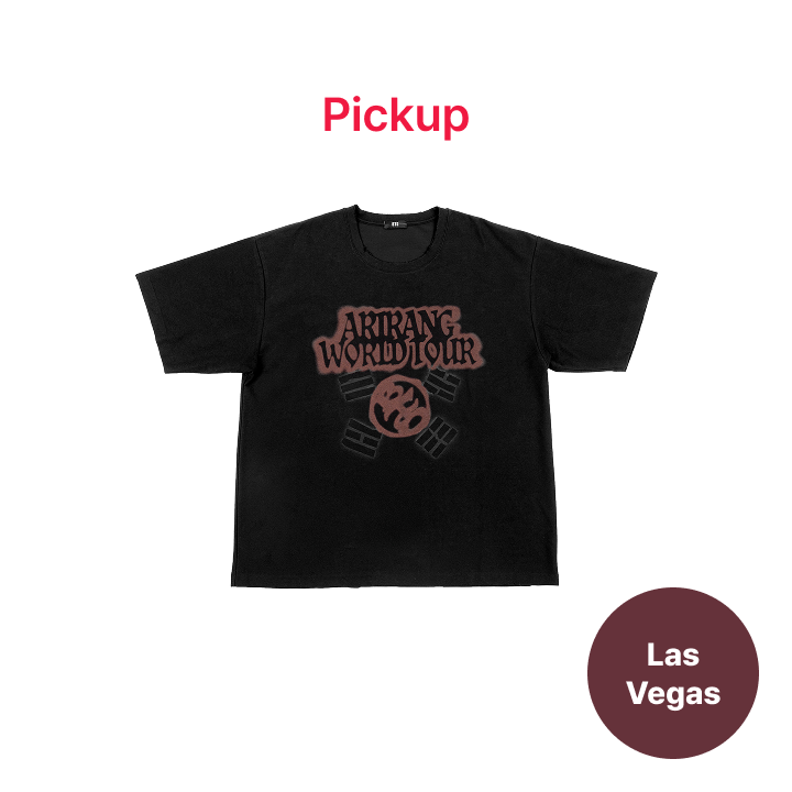 BTS | [LAS VEGAS] S/S Tour T-Shirt (Black) (US Ver.)