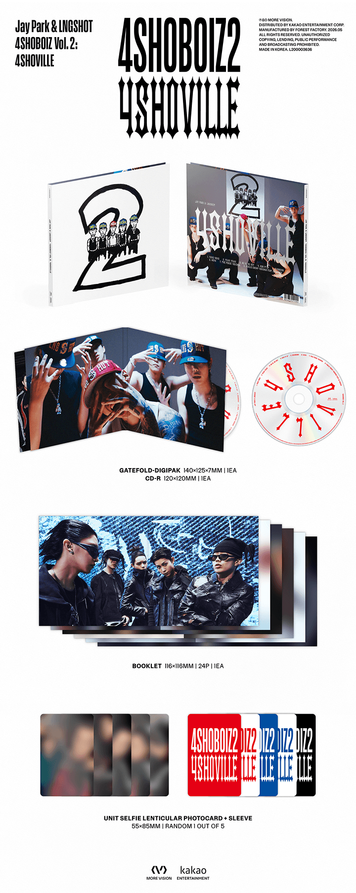 **LNGSHOT - 4SHOBOIZ Vol. 2: 4SHOVILLE** — authentic K-POP merch sold by BYIT KPOP, fast worldwide shipping PHOTOCARD PHOHOCARD MARKET PHOCA  - 100% authentic KPOP Goods by **BYIT KPOP** (Lightstick, Album, Keyring, Photo Card, MD, Figure etc KPOP Merch) - Worldwide shipping, Safe and Fast delivery guaranteed (официальный лайтстик, фанлайт, кей-поп мерч) — authentic K-POP goods (официальный мерч) sold by BYIT KPOP, worldwide shipping (доставка по всему миру)