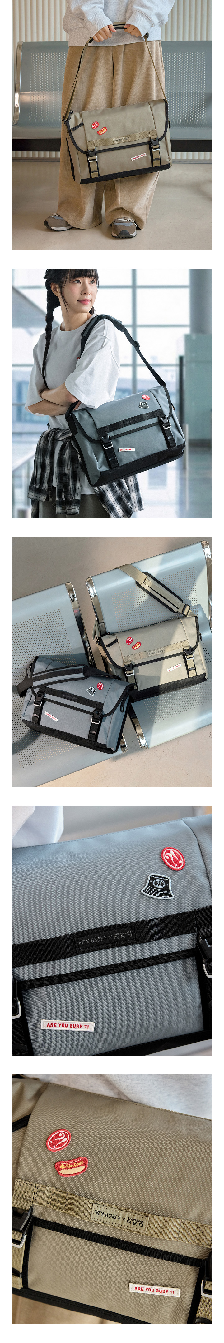 [Are You Sure X Samsonite] Messenger Bag 3 detail