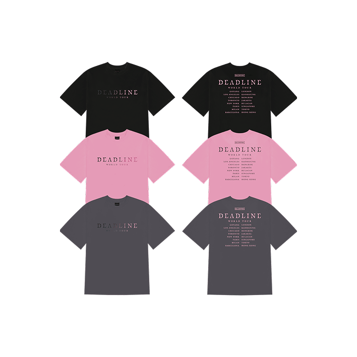 [DEADLINETOUR] BLACKPINK HEAT REACTIVE T-SHIRT