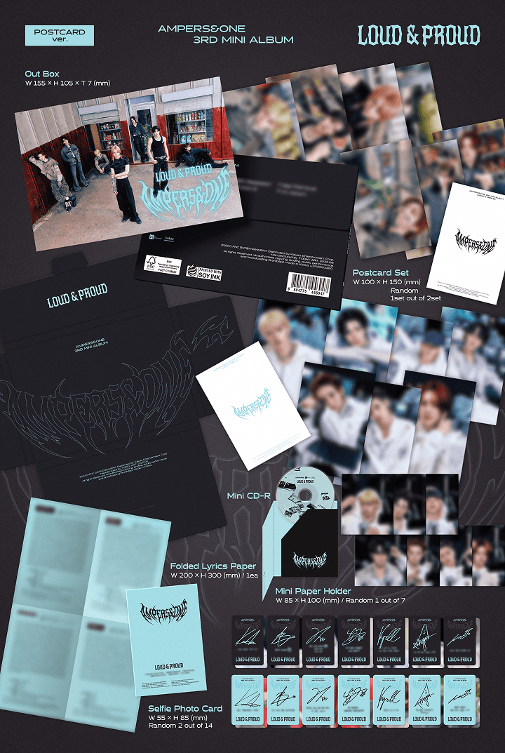 3rd Mini Album [LOUD & PROUD] (POSTCARD ver.) 0 detail