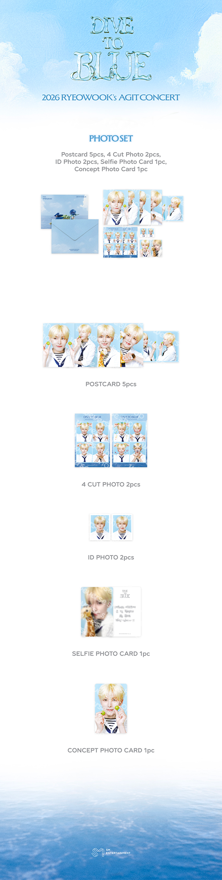 SUPER JUNIOR DIVE TO BLUE Photo Set
