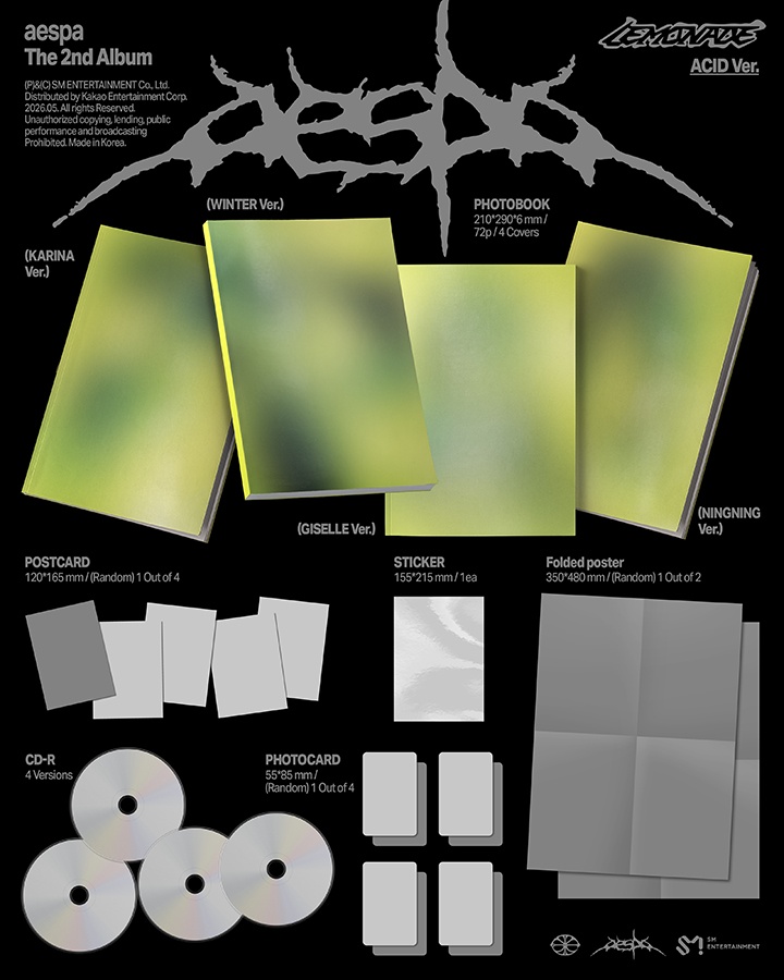 aespa | The 2nd Album [LEMONADE] (ACID Ver.) (Random)