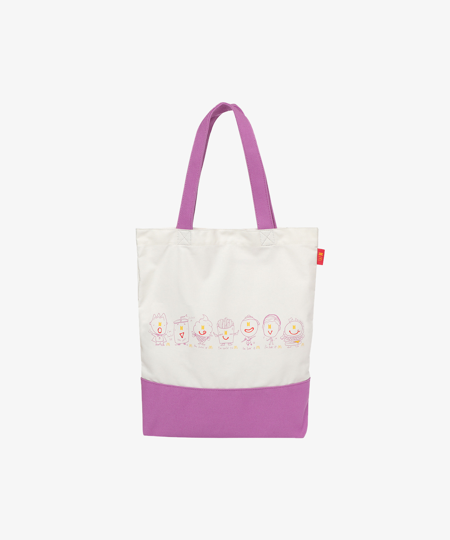 BTS | BTSxMcD] SAUCY TOTE BAG (ivory)