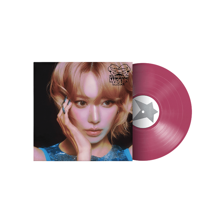 LE SSERAFIM – 2nd Single Album ‘Made My Night’ Vinyl (HOT PINK ver.)