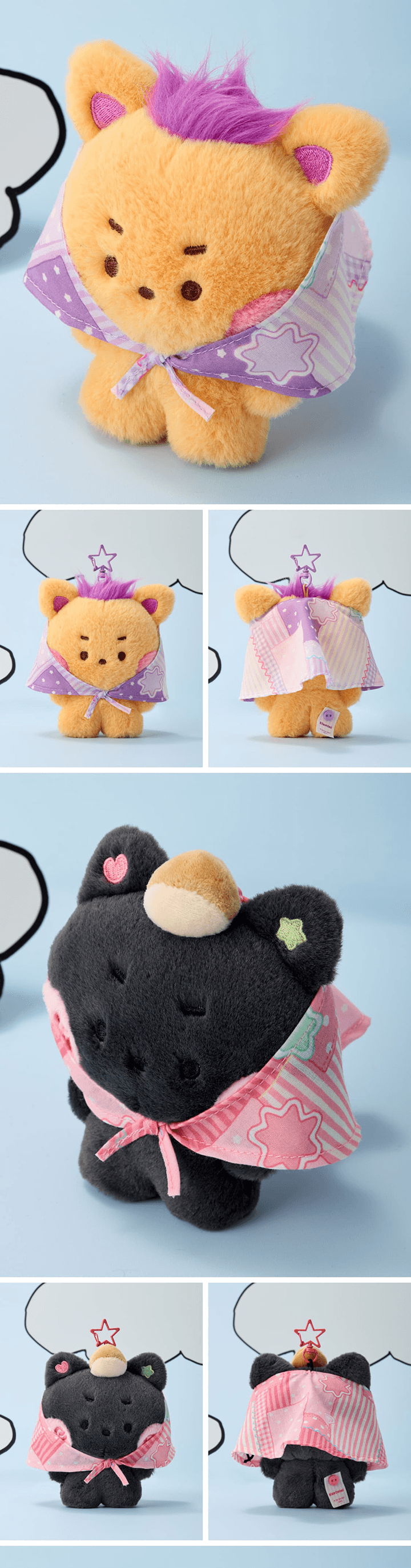 NCT WISH wishnini house SCARF PLUSH KEYRING 1 detail