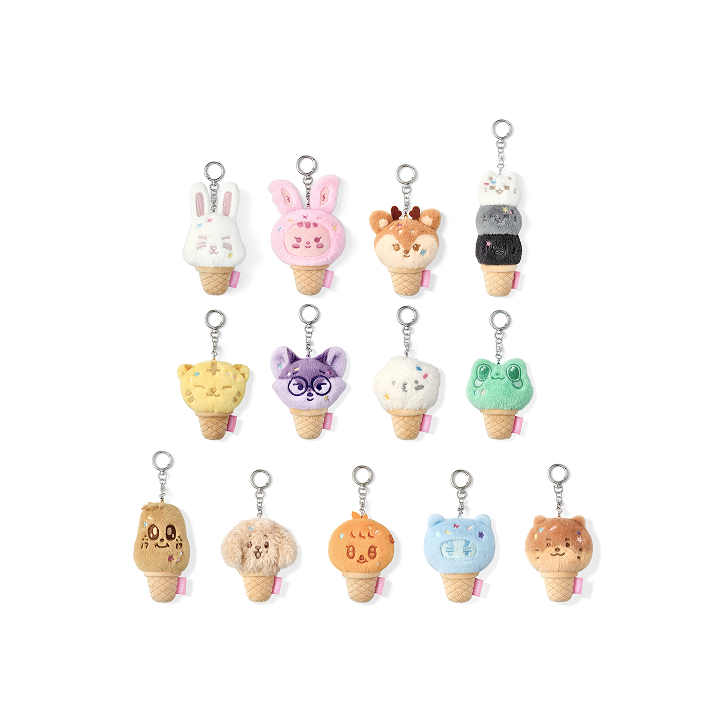 [Ice Cream]FACE KEYRING
