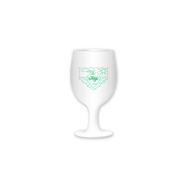 GLASS CUP, with LOVE